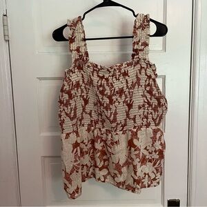 NWT Old Navy Smocked Tank Top